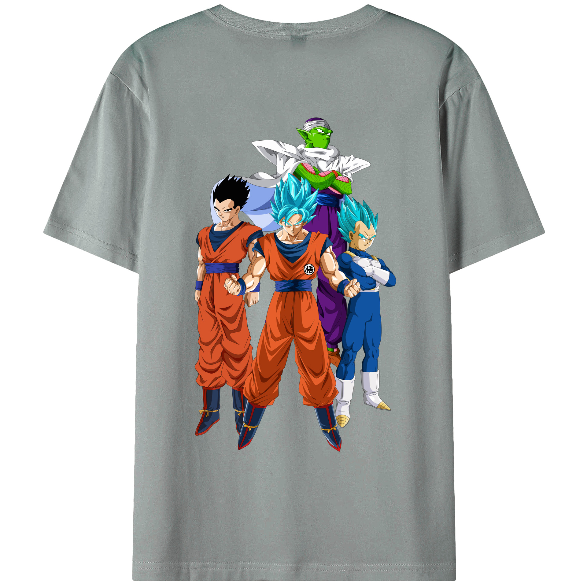 （画像用） ドラゴンボール DRAGON BALL 綿100％ メンズ半袖Tシャツ（バックプリント） 通気性